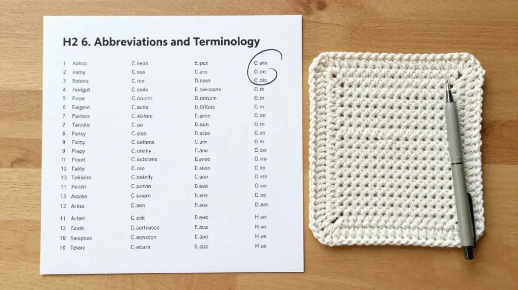 Abbreviations and Terminology