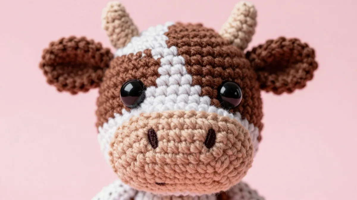 Beginner Friendly Amigurumi Cow Pattern With Simple Rounds