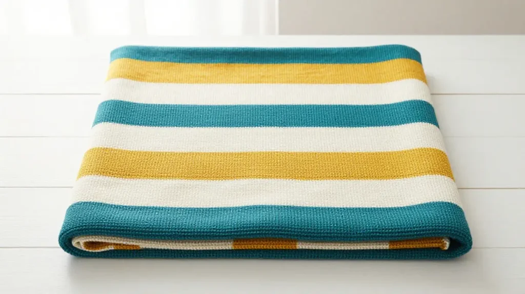 Caron Simply Soft Stripe Blanket