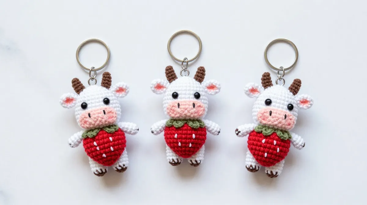 Crochet Cow Toy Pattern With Floppy Ears