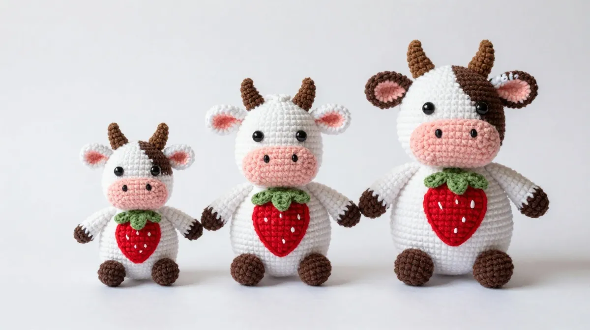 Crochet Soft Toy Pattern With Different Size Options