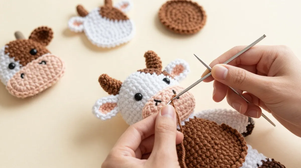 How to Join Crochet Pieces to Assemble Your Plushie