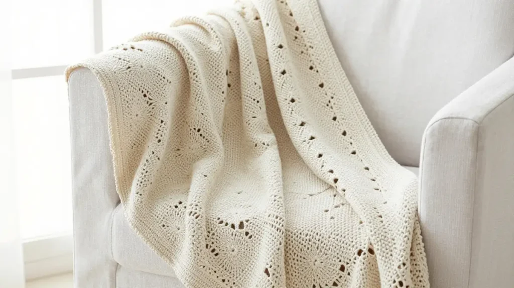  Star Stitch Lightweight Throw