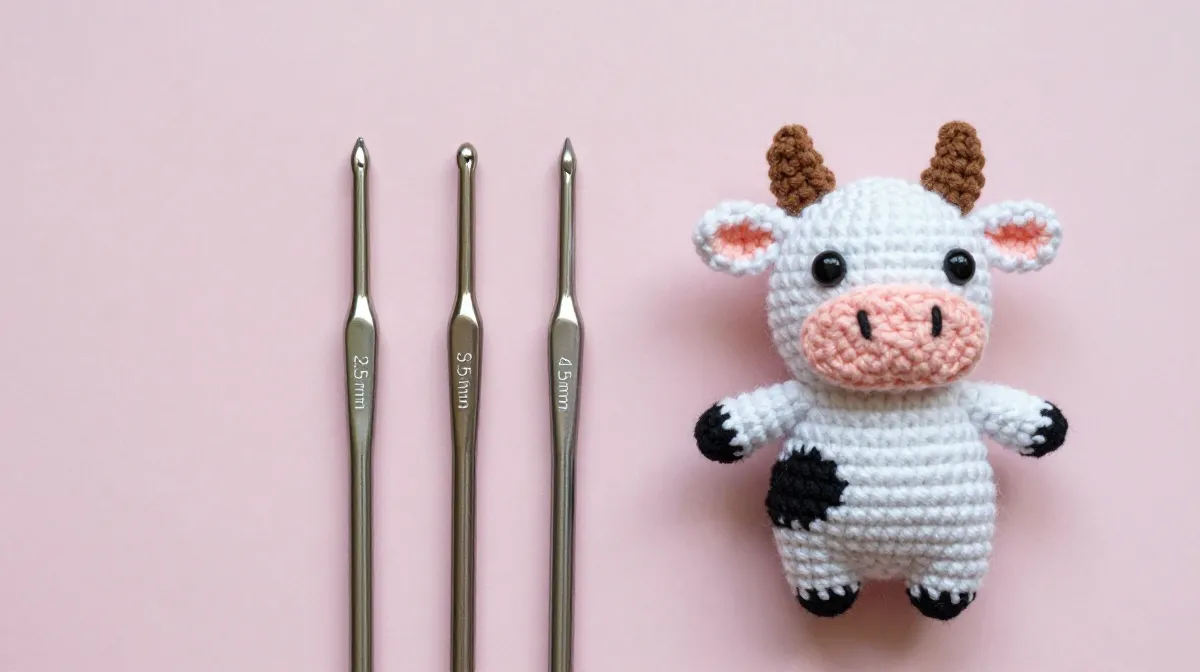 What Hook Size to Use for Amigurumi Cow Pattern