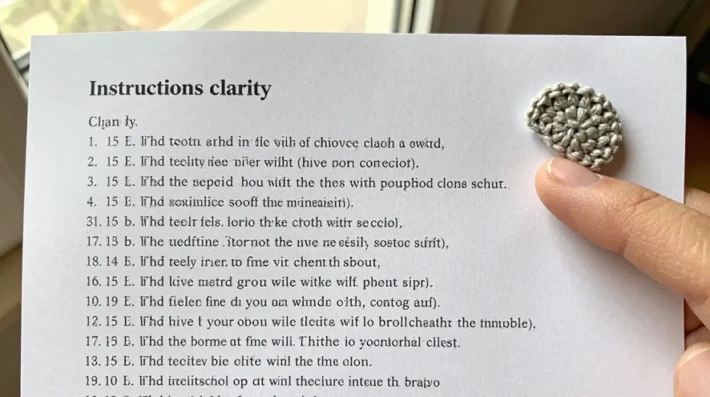 Written Instructions Clarity